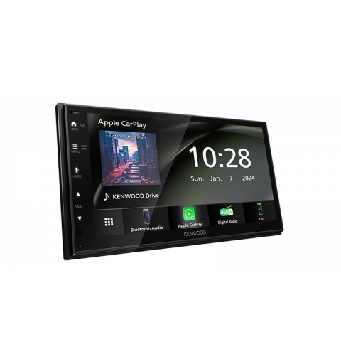 Kenwood DMX6523DABS récepteur multimédia de voiture Noir Wifi Bluetooth