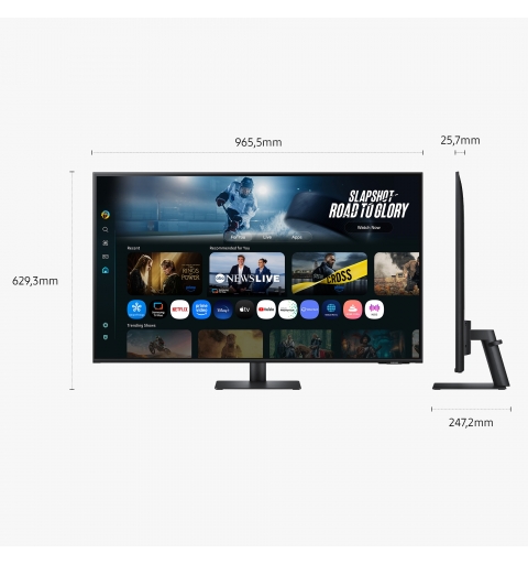 Samsung M7 Smart Monitor - M70F da 43" UHD