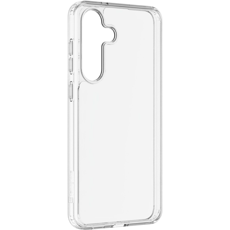 Cellularline Clear Strong - Galaxy S25 FE Custodia rigida con bordi in gomma