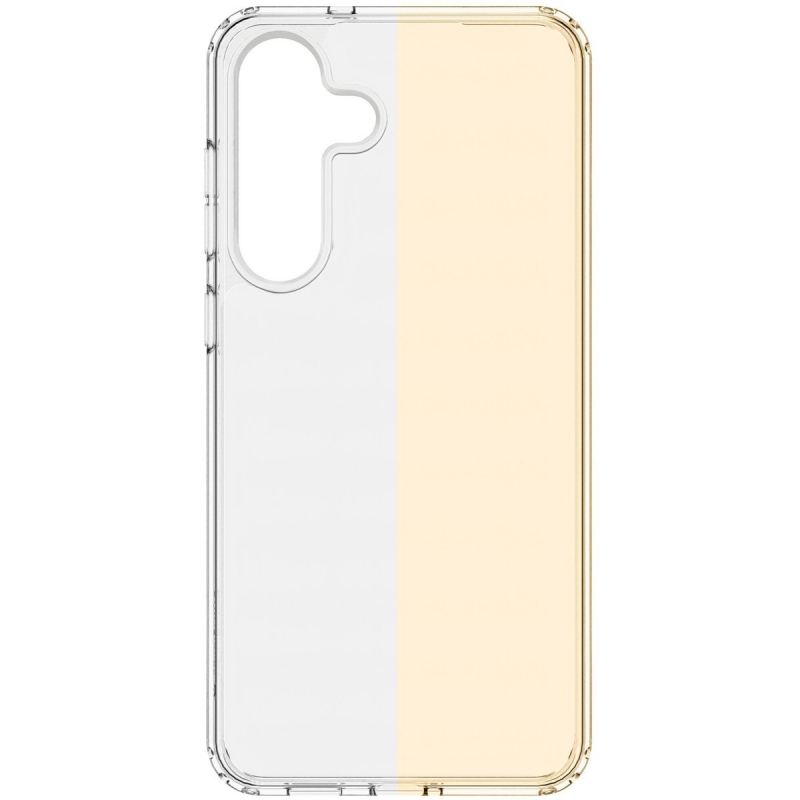 Cellularline Clear Strong - Galaxy S25 FE Custodia rigida con bordi in gomma