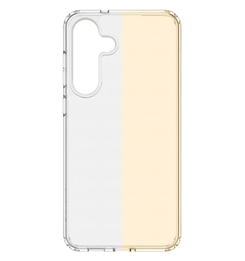 Cellularline Clear Strong - Galaxy S25 FE Custodia rigida con bordi in gomma