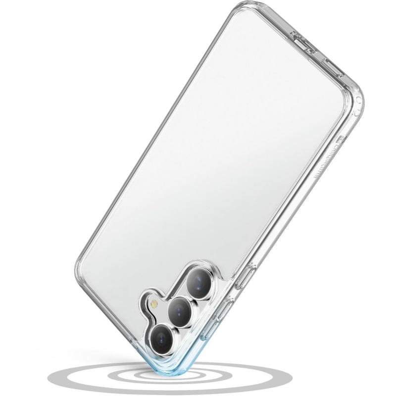 Cellularline Clear Strong - Galaxy S25 FE Custodia rigida con bordi in gomma