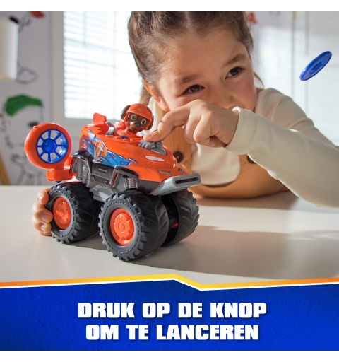 PAW Patrol Rescue Wheels Zuma’s Hovercraft, Toy Truck with Projectile Launcher and Collectible Action Figure, Kids Toys for