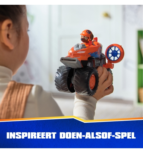 PAW Patrol Rescue Wheels Zuma’s Hovercraft, Toy Truck with Projectile Launcher and Collectible Action Figure, Kids Toys for