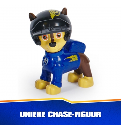 PAW Patrol Rescue Wheels Chase’s Power Haulin’ Cruiser, Toy Truck with Launcher, Motorized Winch, Lights & Sounds, Kids Toys