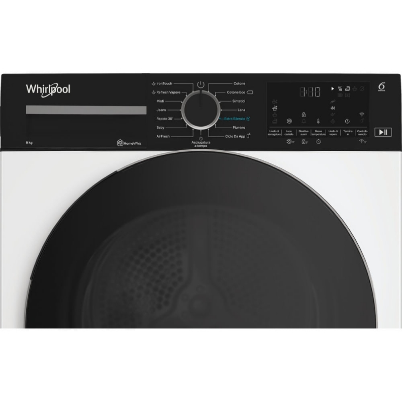 Whirlpool C WD 94M WBS IT sèche-linge Pose libre Charge avant 9 kg Blanc