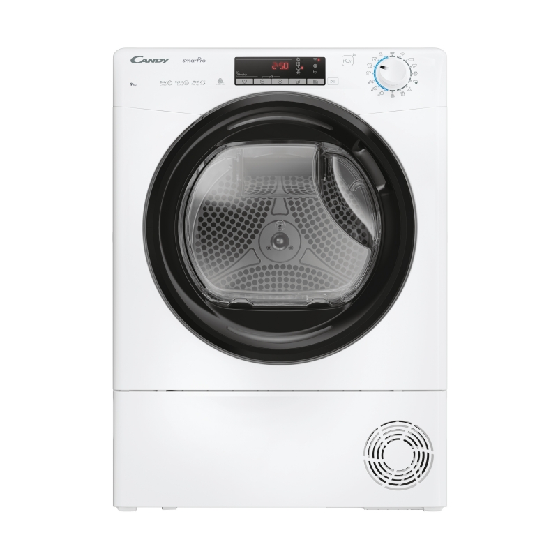Candy Smart Pro CROE H9A2TBE-S Wäschetrockner Freistehend Frontlader 9 kg Weiß