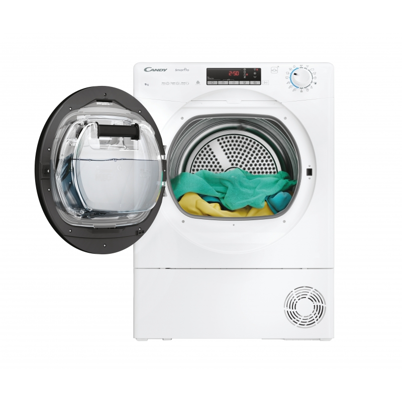 Candy Smart Pro CROE H9A2TBE-S Wäschetrockner Freistehend Frontlader 9 kg Weiß