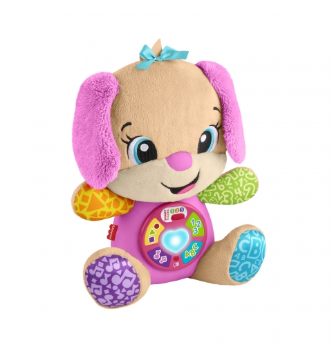 Fisher-Price Laugh & Learn Juguete De Aprendizaje Musical Perrita Con Smart Stages De De , Peluche Rosa Para Bebés En Versión