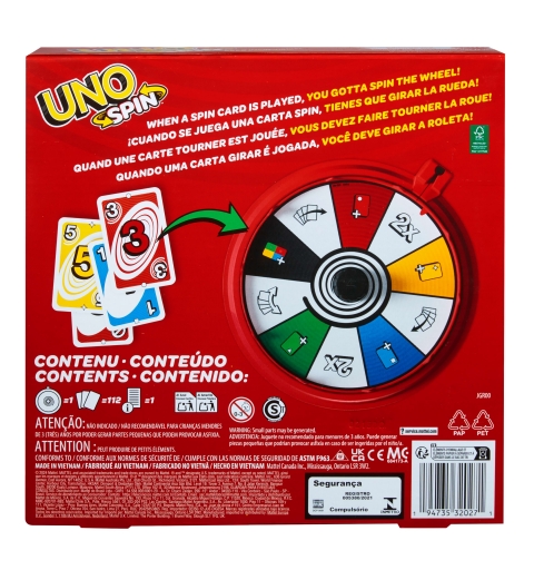 Mattel JGR00 juego de tablero Juego De Cartas Perder las cartas