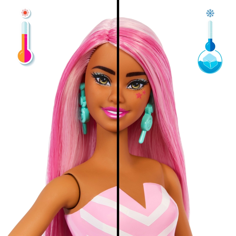 Barbie Pop Reveal Treat Series Doll & Accessories Set, 8 Surprises Include Pet (Styles May Vary)