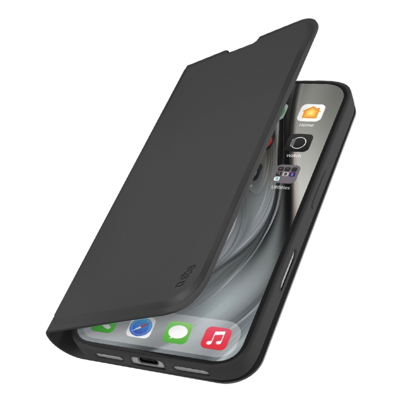 SBS TEWALIP1769K funda para teléfono móvil 17,5 cm (6.9") Funda cartera Negro