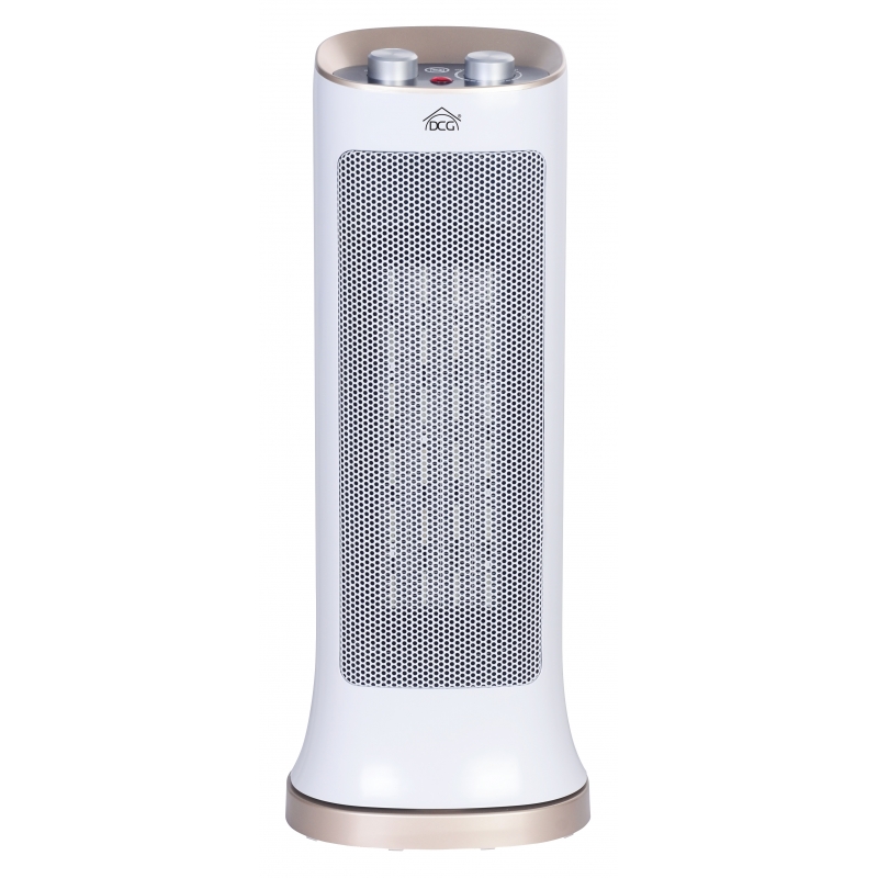 DCG Eltronic PTC5159 stufetta elettrica Interno Bianco 2000 W Riscaldatore ambiente elettrico a infrarossi
