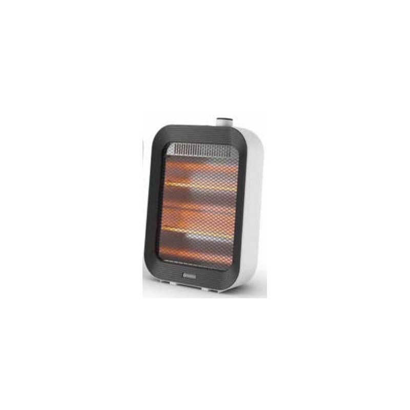 Olimpia Splendid Quarzia Slim Interno Nero 800 W Riscaldatore ambiente elettrico a infrarossi