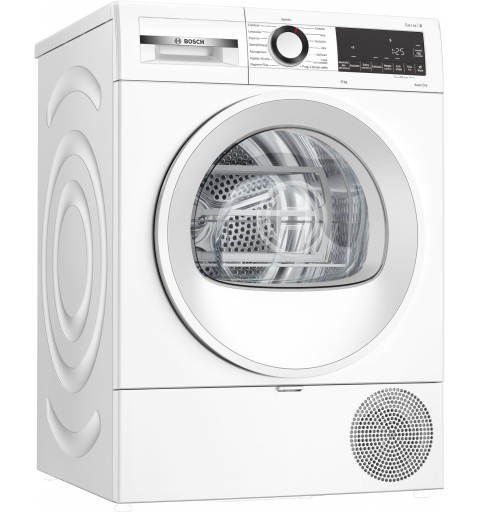 Bosch Serie 6 WQG243D6IT sèche-linge Pose libre Charge avant 9 kg Blanc