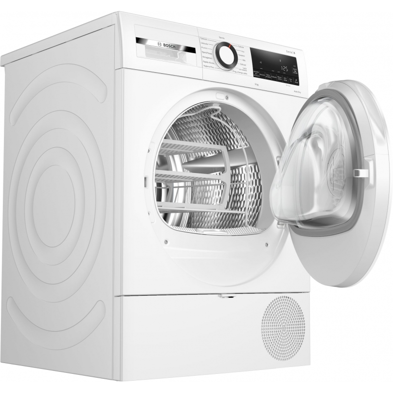 Bosch Serie 6 WQG243D6IT sèche-linge Pose libre Charge avant 9 kg Blanc