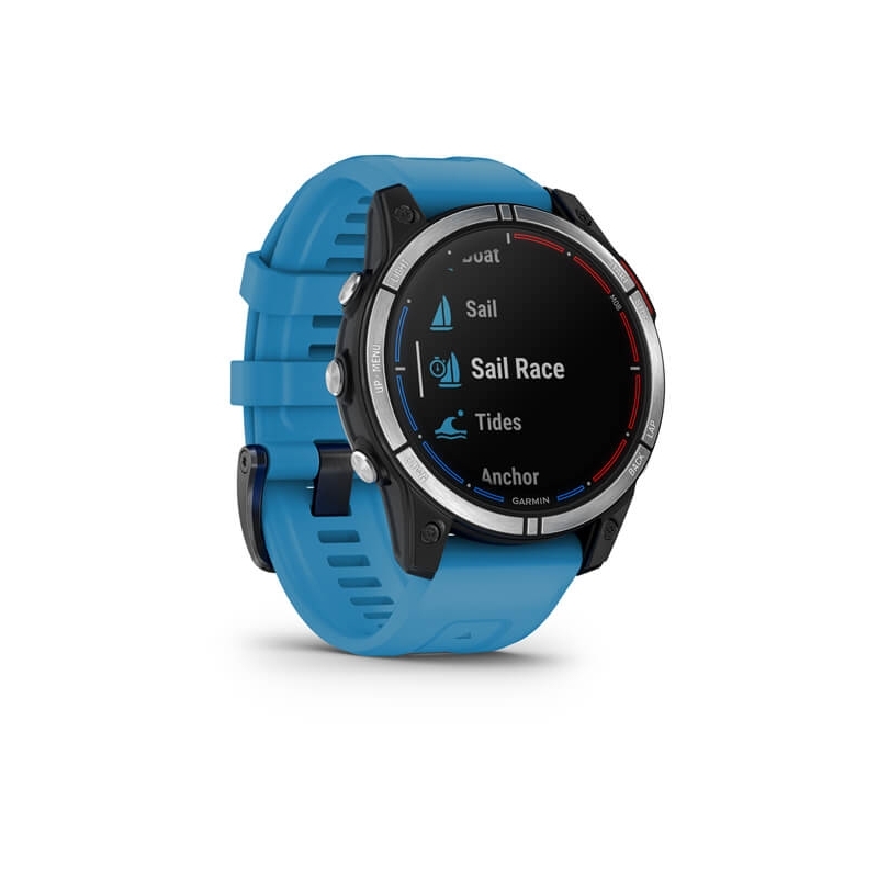 Garmin quatix 7 3.3 cm (1.3") MIP 47 mm Digital 260 x 260 pixels Touchscreen Blue Wi-Fi GPS (satellite)