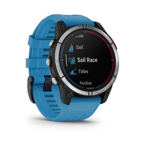 Garmin quatix 7 3,3 cm (1.3") MIP 47 mm Numérique 260 x 260 pixels Écran tactile Bleu Wifi GPS (satellite)