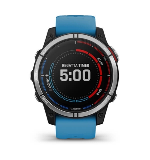 Garmin quatix 7 3.3 cm (1.3") MIP 47 mm Digital 260 x 260 pixels Touchscreen Blue Wi-Fi GPS (satellite)