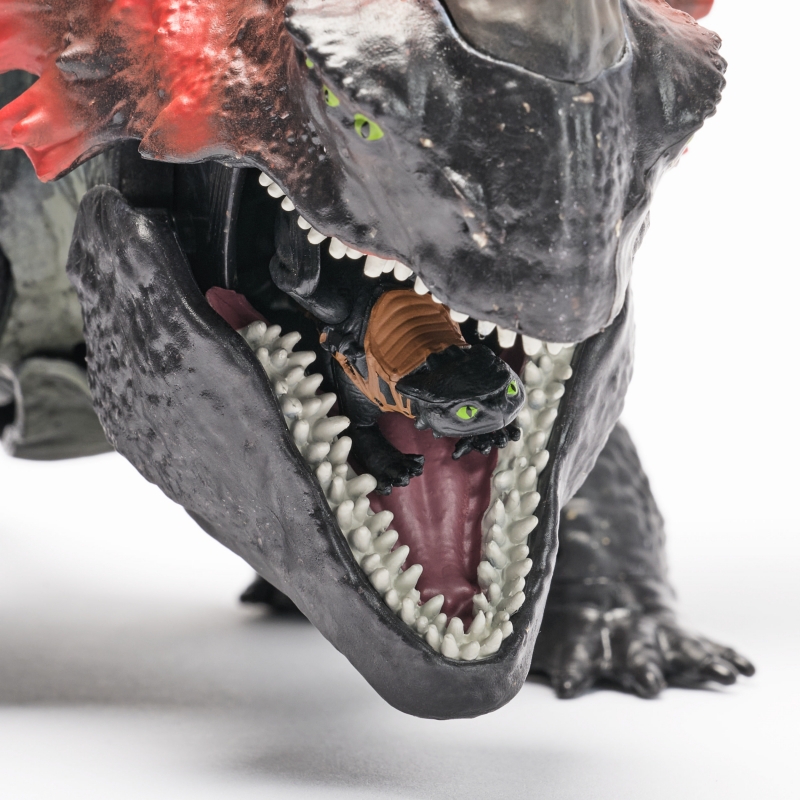 How to train your dragon DreamWorks Dragons, Dragon Trainer, Universo di Berk Morte Rossa Furia Divoratrice, Drago Giocattolo