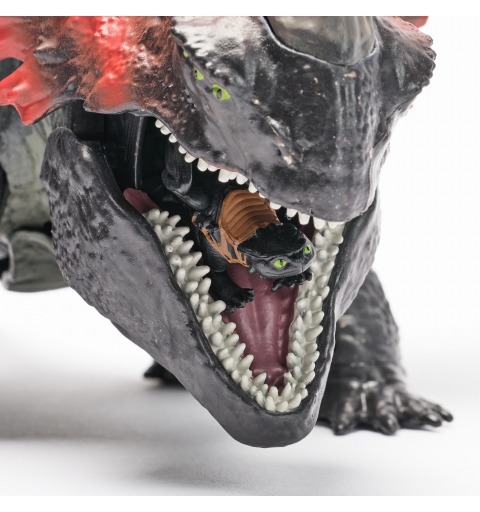 How to train your dragon DreamWorks Dragons, Dragon Trainer, Universo di Berk Morte Rossa Furia Divoratrice, Drago Giocattolo