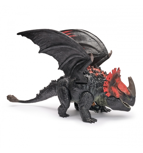 How to train your dragon DreamWorks Dragons, Dragon Trainer, Universo di Berk Morte Rossa Furia Divoratrice, Drago Giocattolo