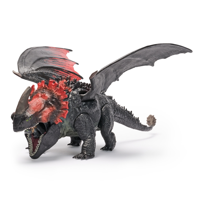 How to train your dragon Drachenzähmen leicht gemacht - Actionfiguren-Set mit Roter Tod-Drachenfigur & Mini Ohnezahn
