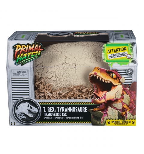 Jurassic World Primal Hatch Interactive Toy Dinosaur & Egg, Hatch & Train your own Baby Dino with 100+ Sounds & Reactions, Kids