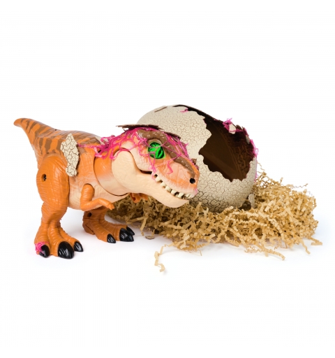 Jurassic World Primal Hatch, Dinosauro Interattivo con Uovo, Fai Schiudere e Addestra il Tuo Cucciolo di Dinosauro con Oltre