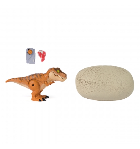 Jurassic World Primal Hatch, Dinosauro Interattivo con Uovo, Fai Schiudere e Addestra il Tuo Cucciolo di Dinosauro con Oltre