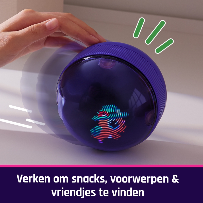 Bitzee, Hamster Ball Interactive Toy with over 20 Hamsters Inside, Rolls & Reacts to Touch, Digital Pet Kids Toys for Girls &