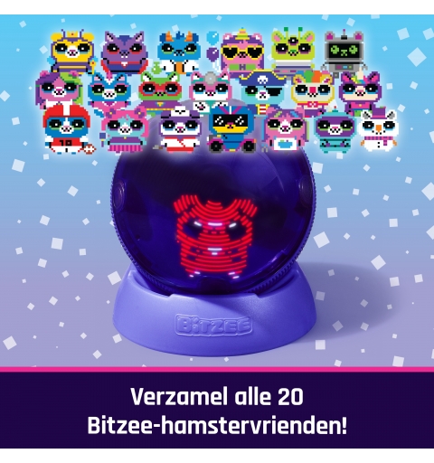 Bitzee, Il tuo Criceto Interattivo, Hamster Ball con oltre 20 criceti all'interno da collezionare, rotola e reagisce al tocco,