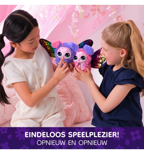 BLOOMABLES, Peluche Interattivo, Fiore che Sboccia e si Trasforma, Trasformazione Ripetibile, Oltre 100 Suoni e Reazioni