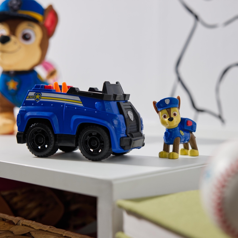 PAW Patrol , Macchina della Polizia di Chase, Veicolo e Personaggio Chase, Giochi Bambini, 3+ anni