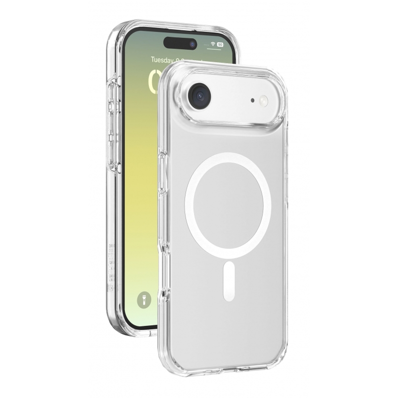 Cellularline Gloss Mag - iPhone Air Funda con imanes para usar con el cargador MagSafe de Apple