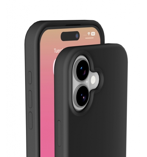 Cellularline Sensation - iPhone 17 Custodia in silicone ultra morbida con finitura soft touch, perfetta per proteggere ogni