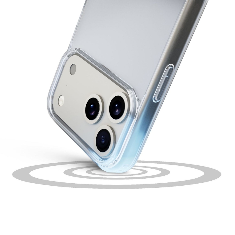 Cellularline Clear Strong - iPhone 17 Pro Max Custodia rigida con bordi in gomma