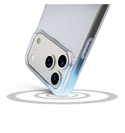 Cellularline Clear Strong - iPhone 17 Pro Max Custodia rigida con bordi in gomma