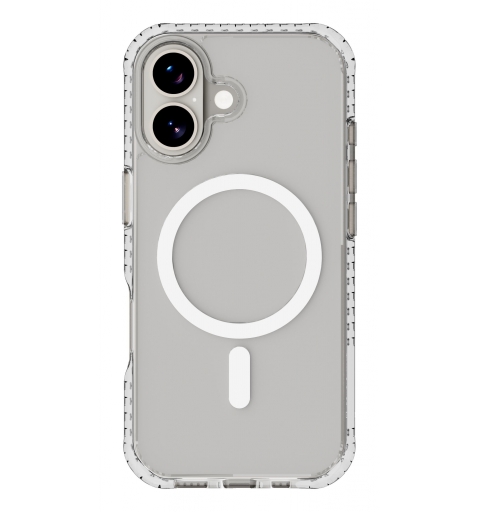Cellularline Ultra Strong Mag - iPhone 17 Funda transparente ultra protectora con bordes reforzados en material anti impactos,