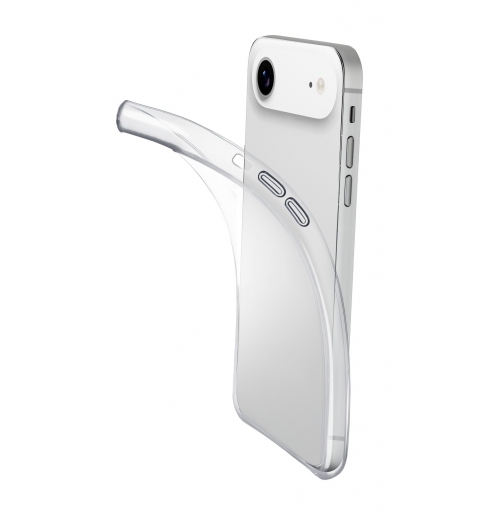 Cellularline Fine - iPhone Air Cover in gomma morbida ultra sottile e trasparente