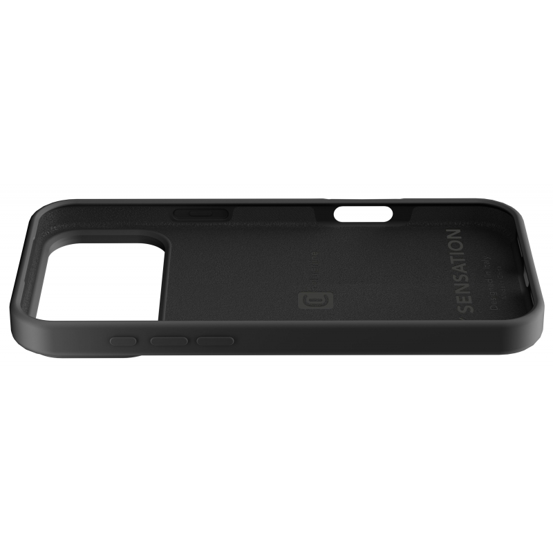 Cellularline Sensation - iPhone 17 Pro Custodia in silicone ultra morbida con finitura soft touch, perfetta per proteggere ogni