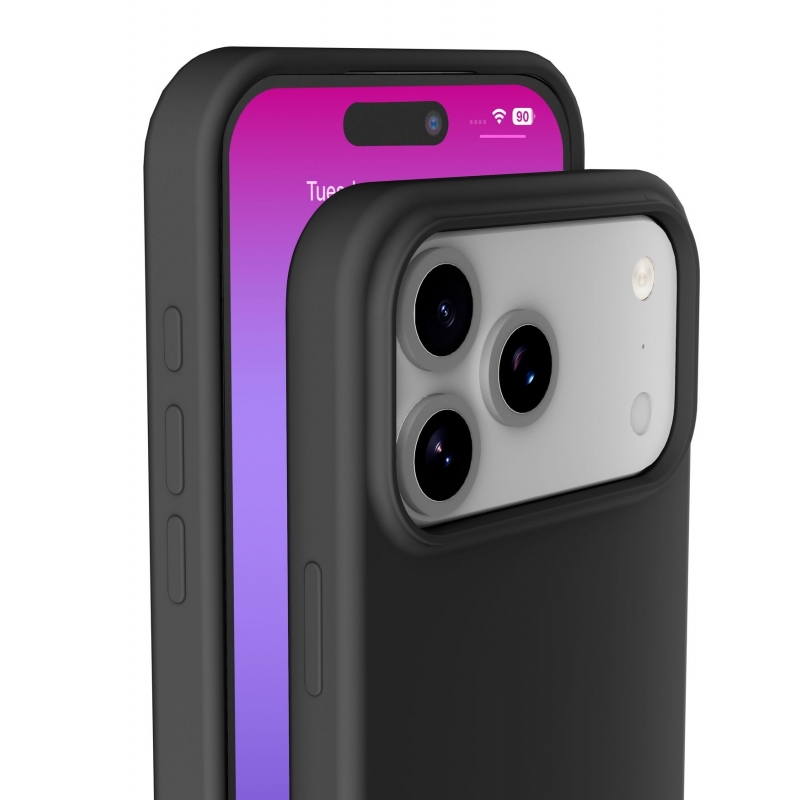 Cellularline Sensation - iPhone 17 Pro Custodia in silicone ultra morbida con finitura soft touch, perfetta per proteggere ogni