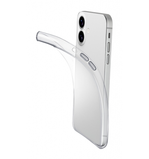 Cellularline Fine - iPhone 17 Cover in gomma morbida ultra sottile e trasparente
