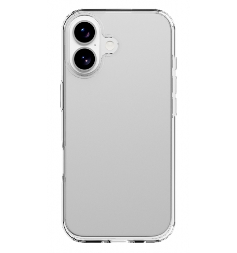 Cellularline Clear Strong - iPhone 17 Custodia rigida con bordi in gomma