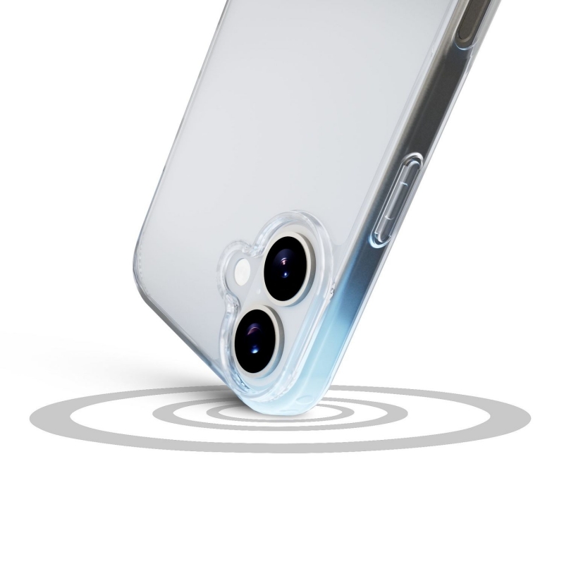 Cellularline Clear Strong - iPhone 17 Custodia rigida con bordi in gomma