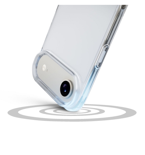 Cellularline Clear Strong - iPhone Air Custodia rigida con bordi in gomma
