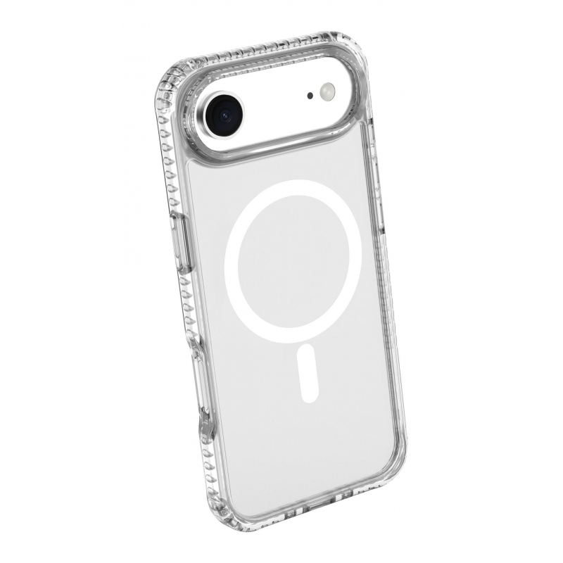 Cellularline Ultra Strong Mag - iPhone Air Coque transparente ultra-protectrice avec bords renforcés en matériau anti-choc,