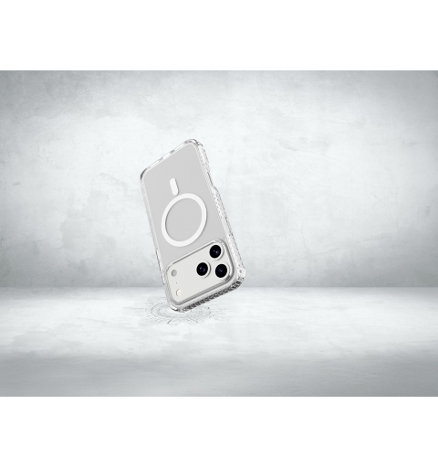 Cellularline Ultra Strong Mag - iPhone 17 Pro Max Funda transparente ultra protectora con bordes reforzados en material anti