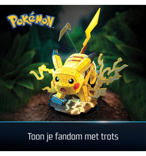 4D Build , Pokémon Pikachu, Kit di Modellismo 3D, Puzzle per Adulti, 201 pezzi, dai 12 Anni in su