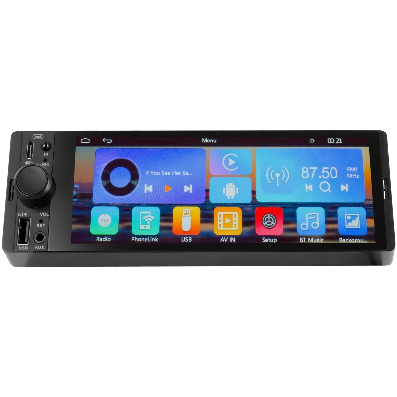 Trevi Autoradio DAB FM RDS 160W con Touchscreen 6.6" e Antenna DAB in Dotazione MDV 6370 DAB